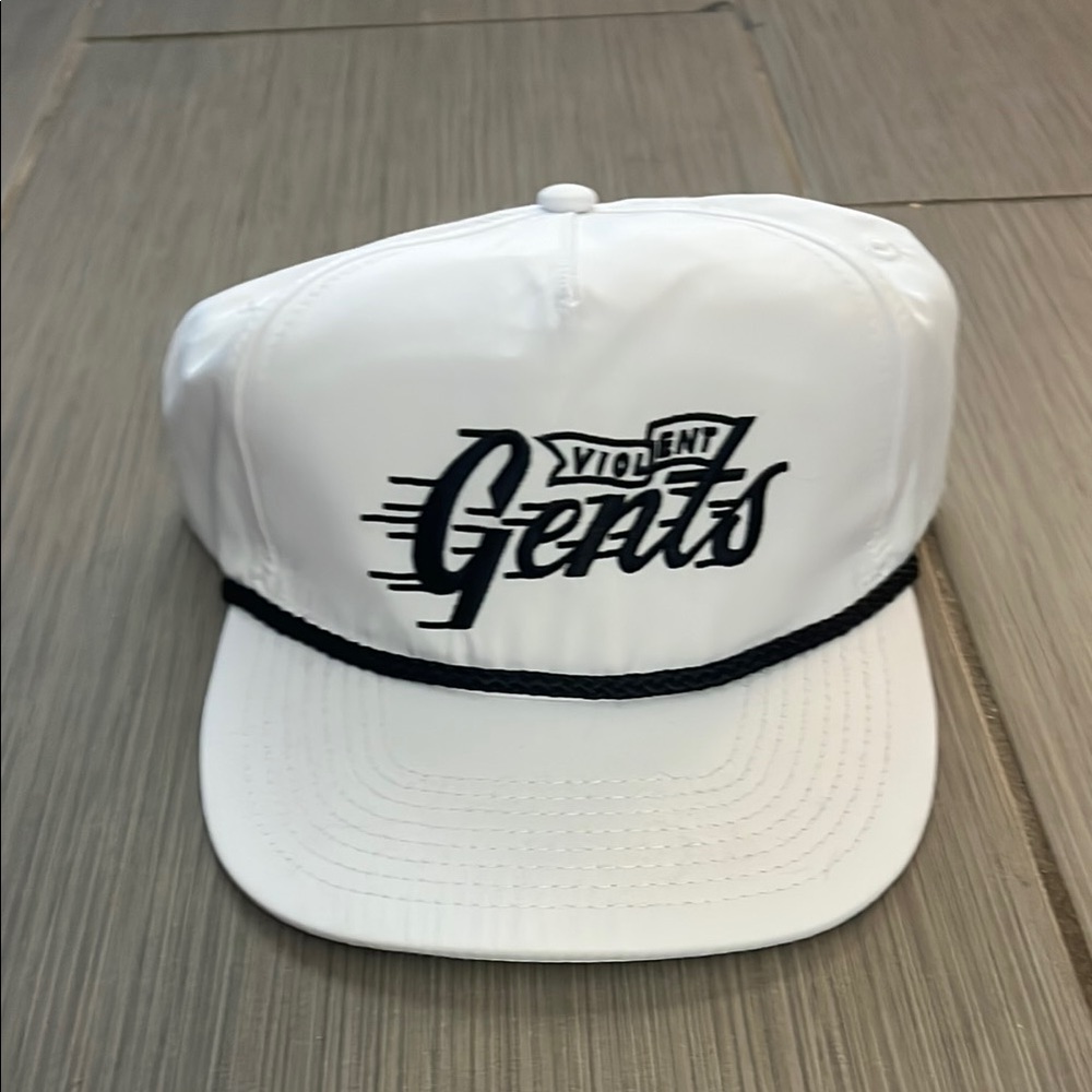 Violent Gents White Cap